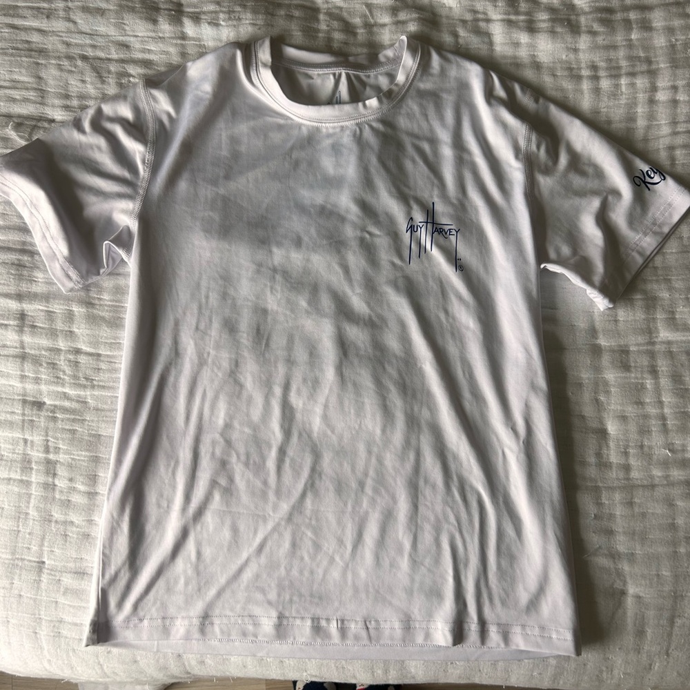 Guy Harvey White Short Sleeve Tee